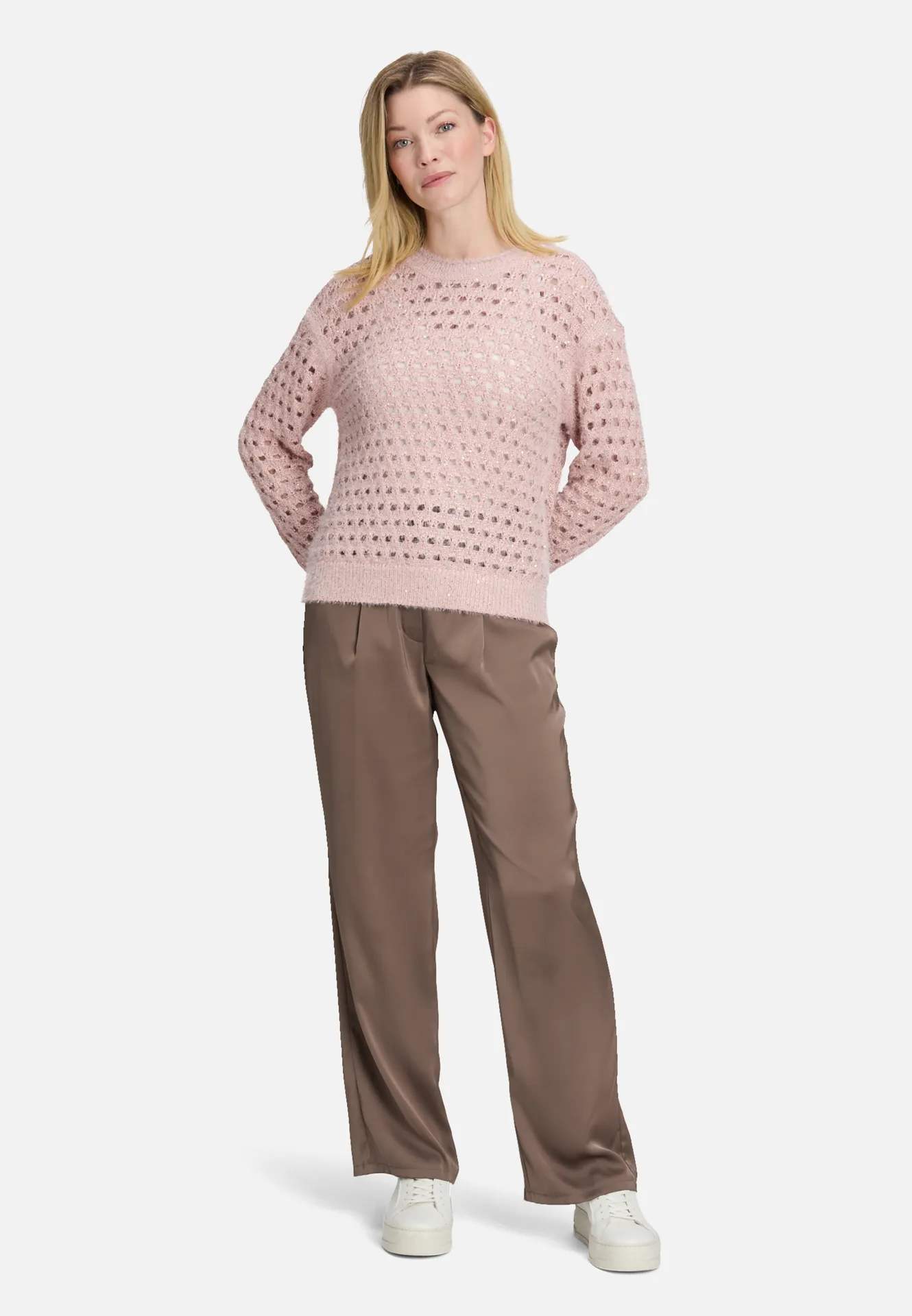 Strickpullover mit Effektgarn – Bild 2