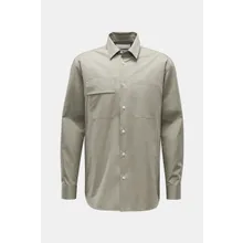 Jil Sander - Herren - Casual Hemd schmaler Kragen graugrün Jil Sander - Herren - Casual Hemd schmaler Kragen graugrün