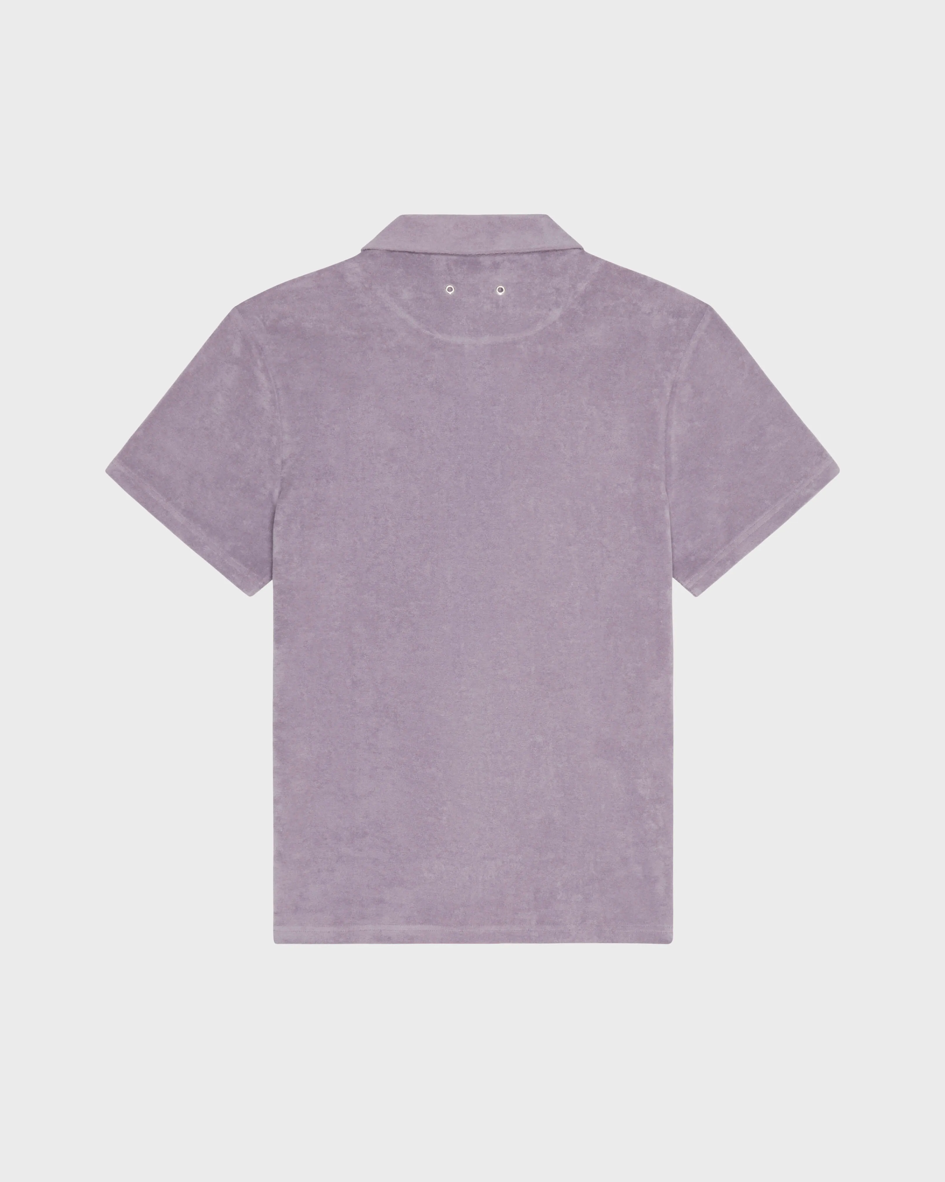 Vilebrequin - Solid Bowling-hemd Aus Frottee Für Herren - Hemd - Charli - Violett - Größe M – Bild 2