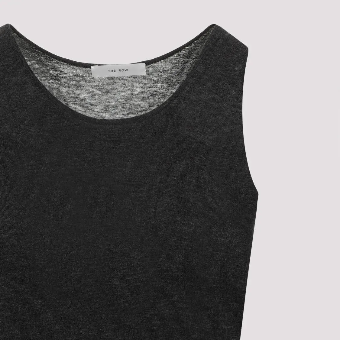 The Row - Dark Grey Melange Cotton Farissa Dress - Größe S - grau – Bild 2