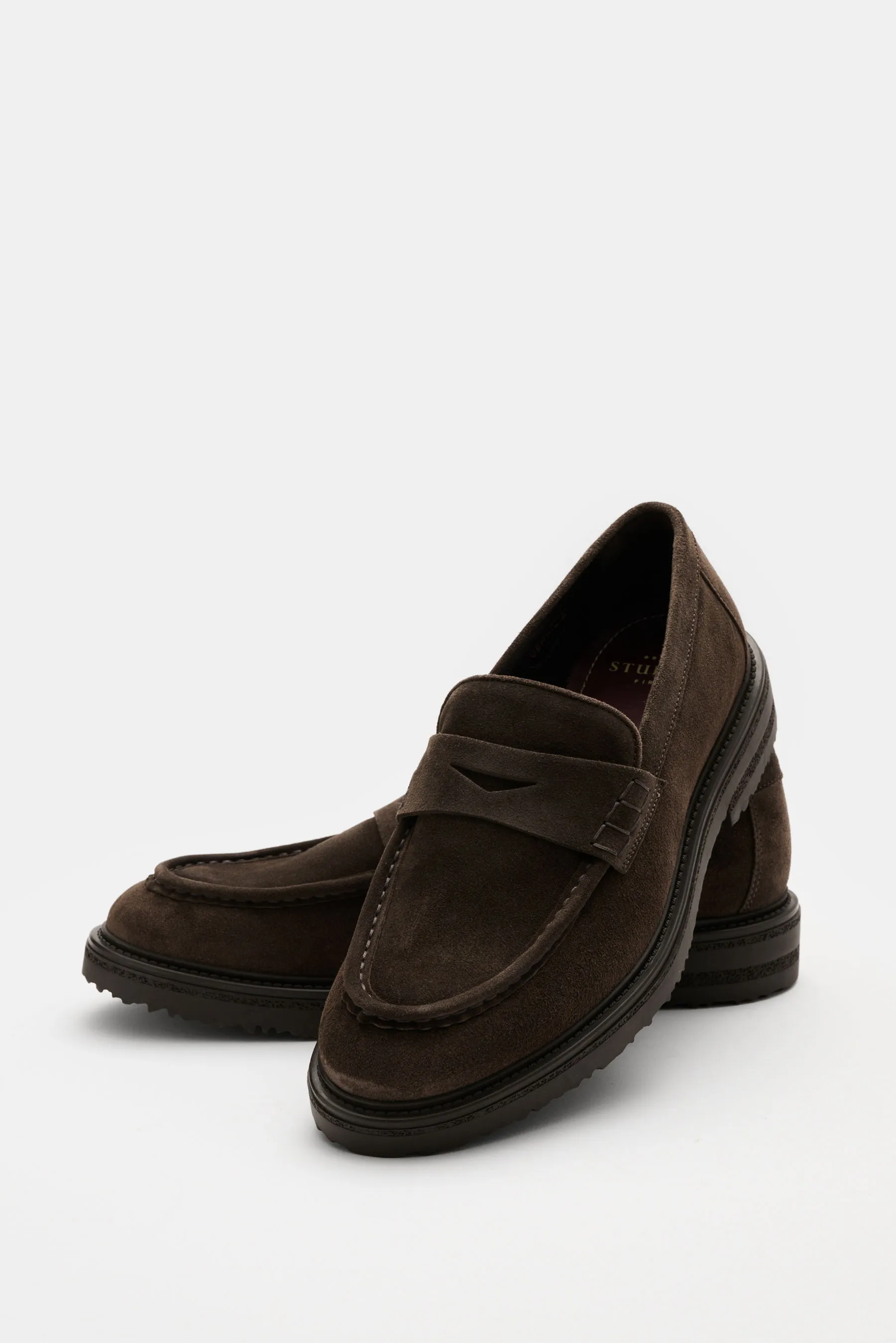 Sturlini - Herren - Penny Loafer 'Softy' dunkelbraun – Bild 3