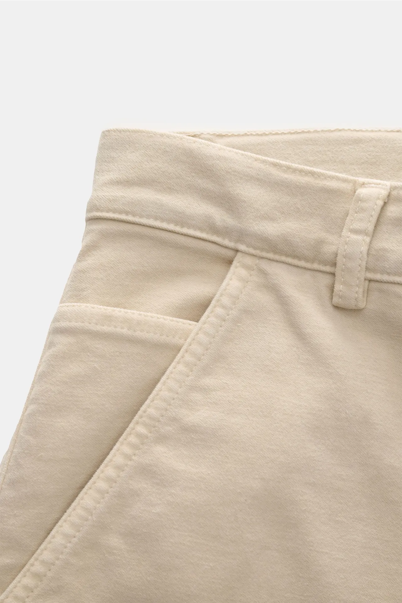 Officine Générale - Herren - Baumwollhose 'Greg' beige – Bild 5