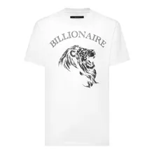 BILLIONAIRE - T-Shirt Lion - Größe 4XL - weiß BILLIONAIRE - T-Shirt Lion - Größe 4XL - weiß