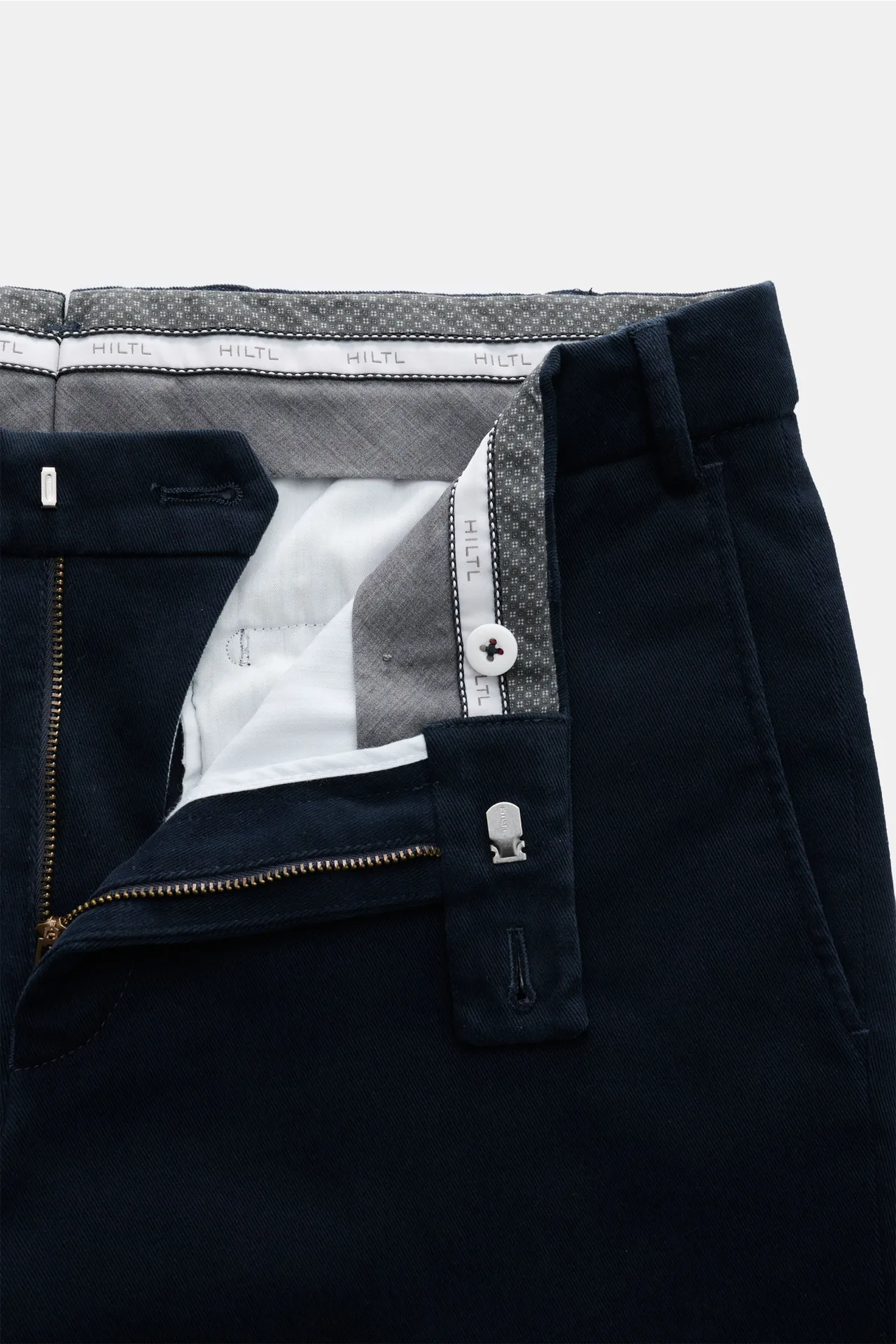 Hiltl - Herren - Baumwollhose 'Parma' navy – Bild 4