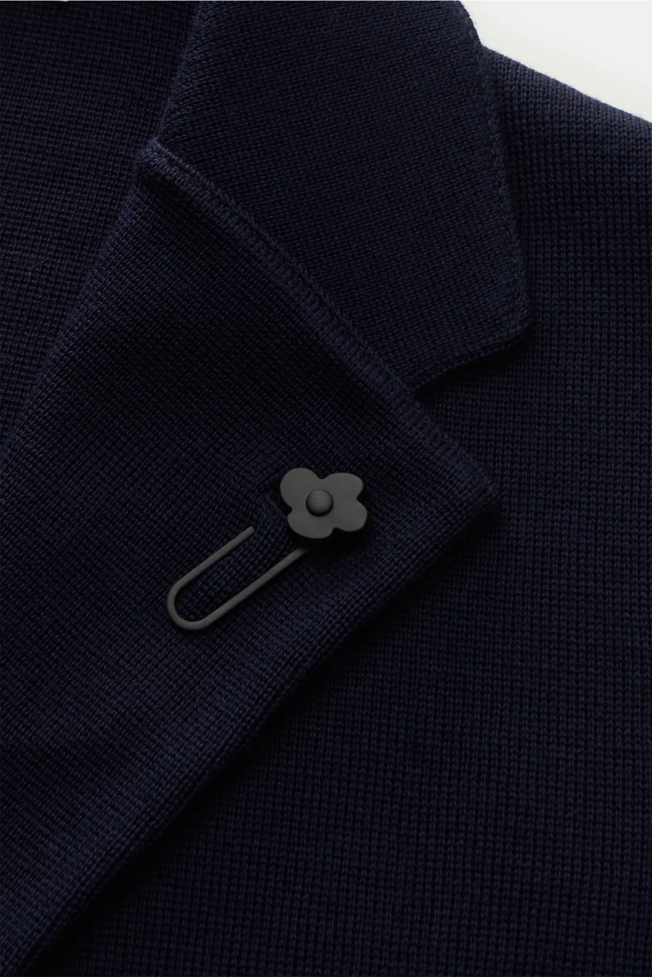 Lardini - Herren - Strickblazer navy – Bild 4