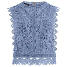 Apart - Spitzentop - Größe 36 - blau Apart - Spitzentop - Größe 36 - blau