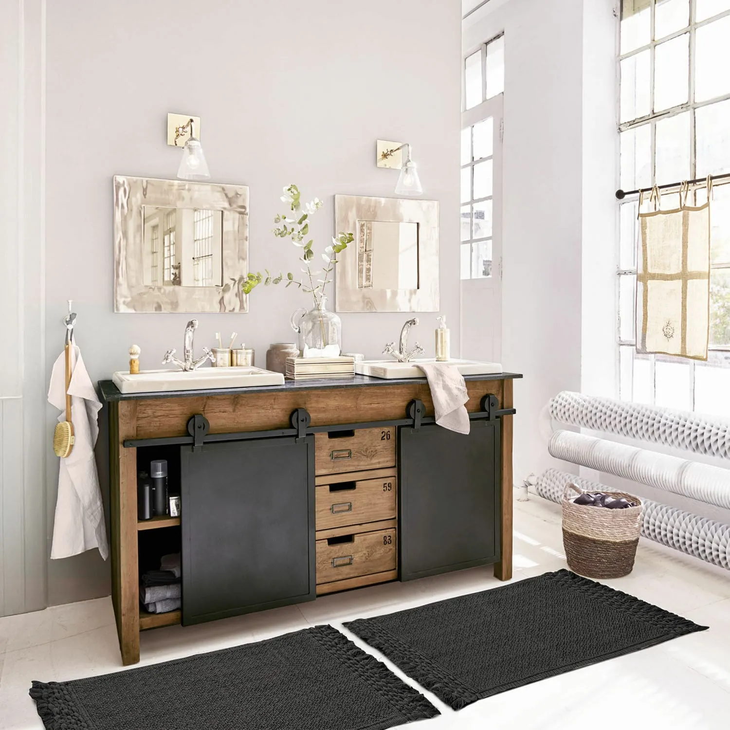 Badematte 2er Set Faelwyn – Bild 2