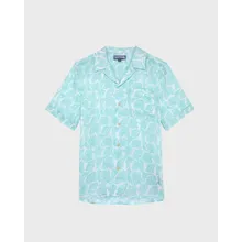 Vilebrequin - Seashells Bowling-hemd Aus Leinen Für Herren - Hemd - Charli - Weiss - Größe XL Vilebrequin - Seashells Bowling-hemd Aus Leinen Für Herren - Hemd - Charli - Weiss - Größe XL