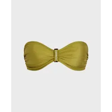 Vilebrequin - Shiny Stretch Solid Bandeau-bikinioberteil Für Damen - Bademode - Lune - Grün - Größe XS Vilebrequin - Shiny Stretch Solid Bandeau-bikinioberteil Für Damen - Bademode - Lune - Grün - Größe XS