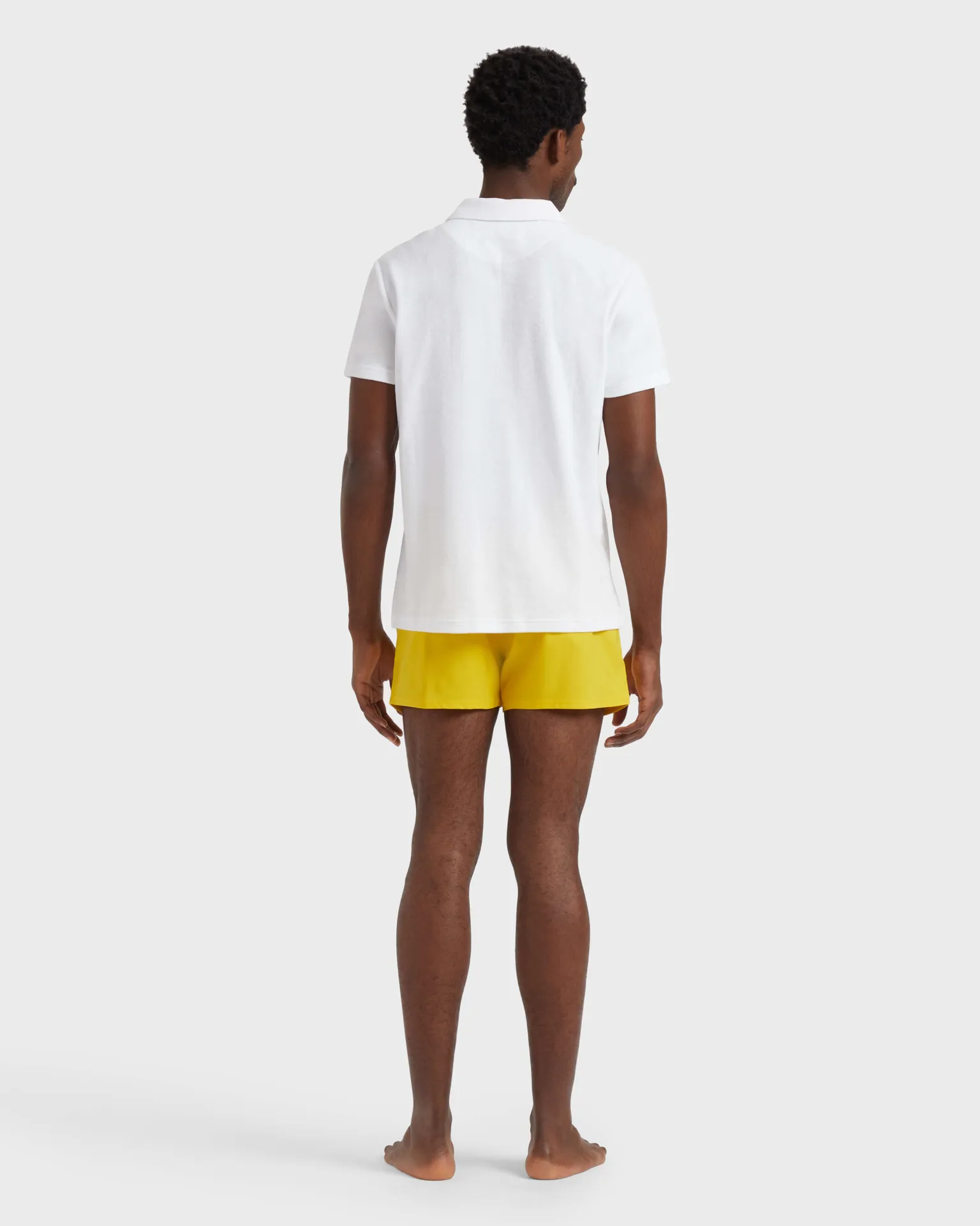 Vilebrequin - Solid Frottee-polohemd Für Herren - Polohemd - Phoenix - Weiss - Größe M – Bild 4