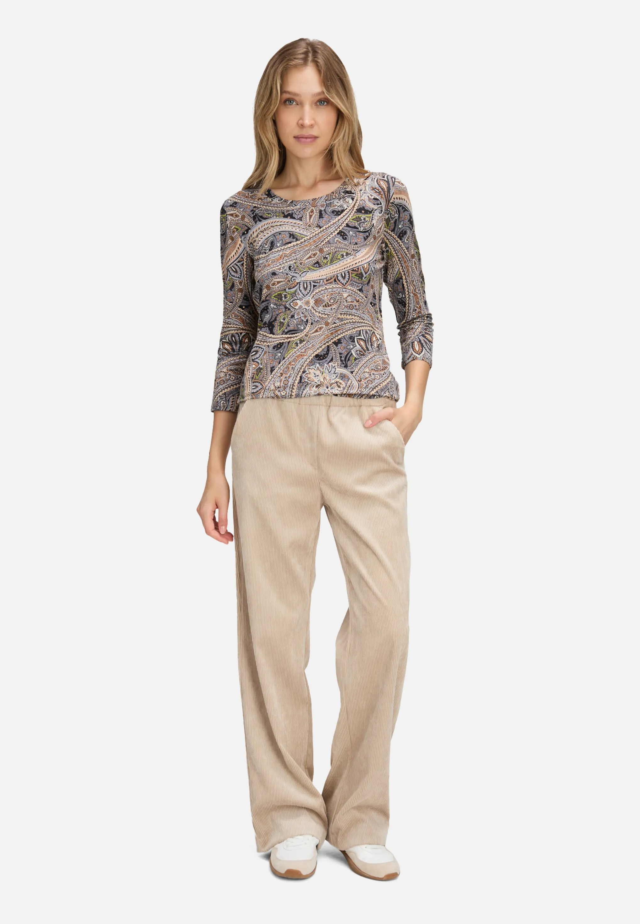 Basic Shirt mit Print – Bild 2