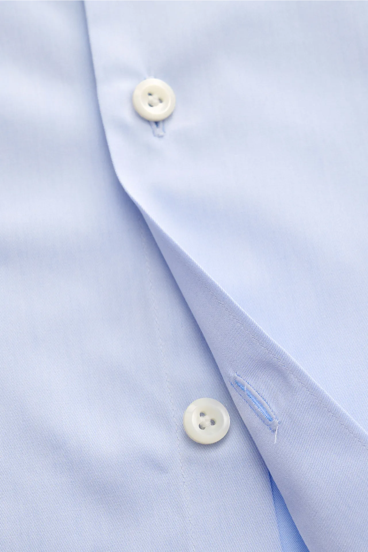 van Laack - Herren - Business Hemd 'Rivara Slim Fit' Haifisch-Kragen hellblau – Bild 4