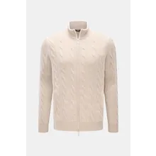 Gran Sasso - Herren - Cashmere Strickjacke sand Gran Sasso - Herren - Cashmere Strickjacke sand