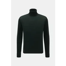 B.F. Knitwear - Herren - Merino Rollkragenpullover dunkelgrün B.F. Knitwear - Herren - Merino Rollkragenpullover dunkelgrün