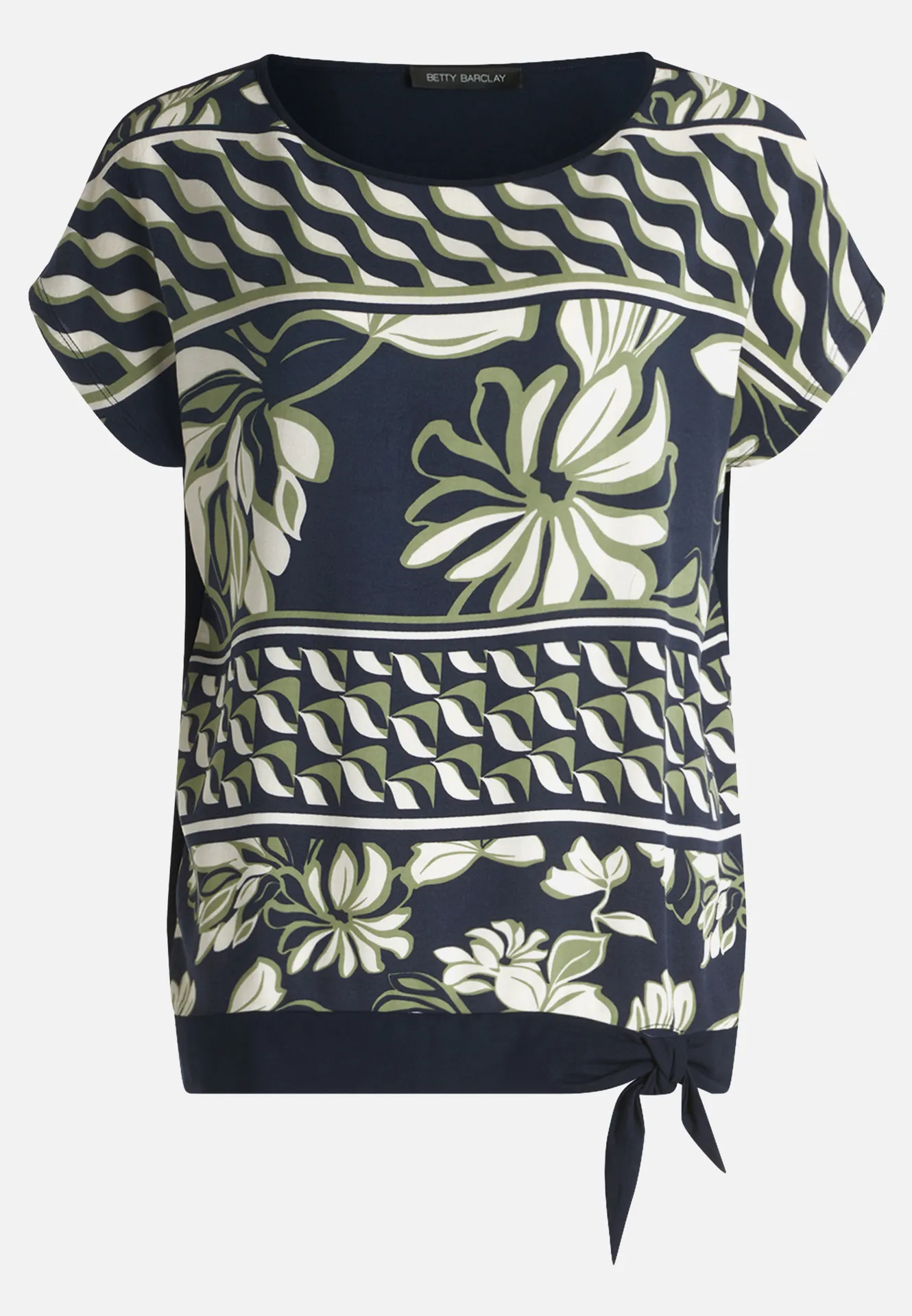 Basic Shirt mit Schleifenknoten – Bild 3