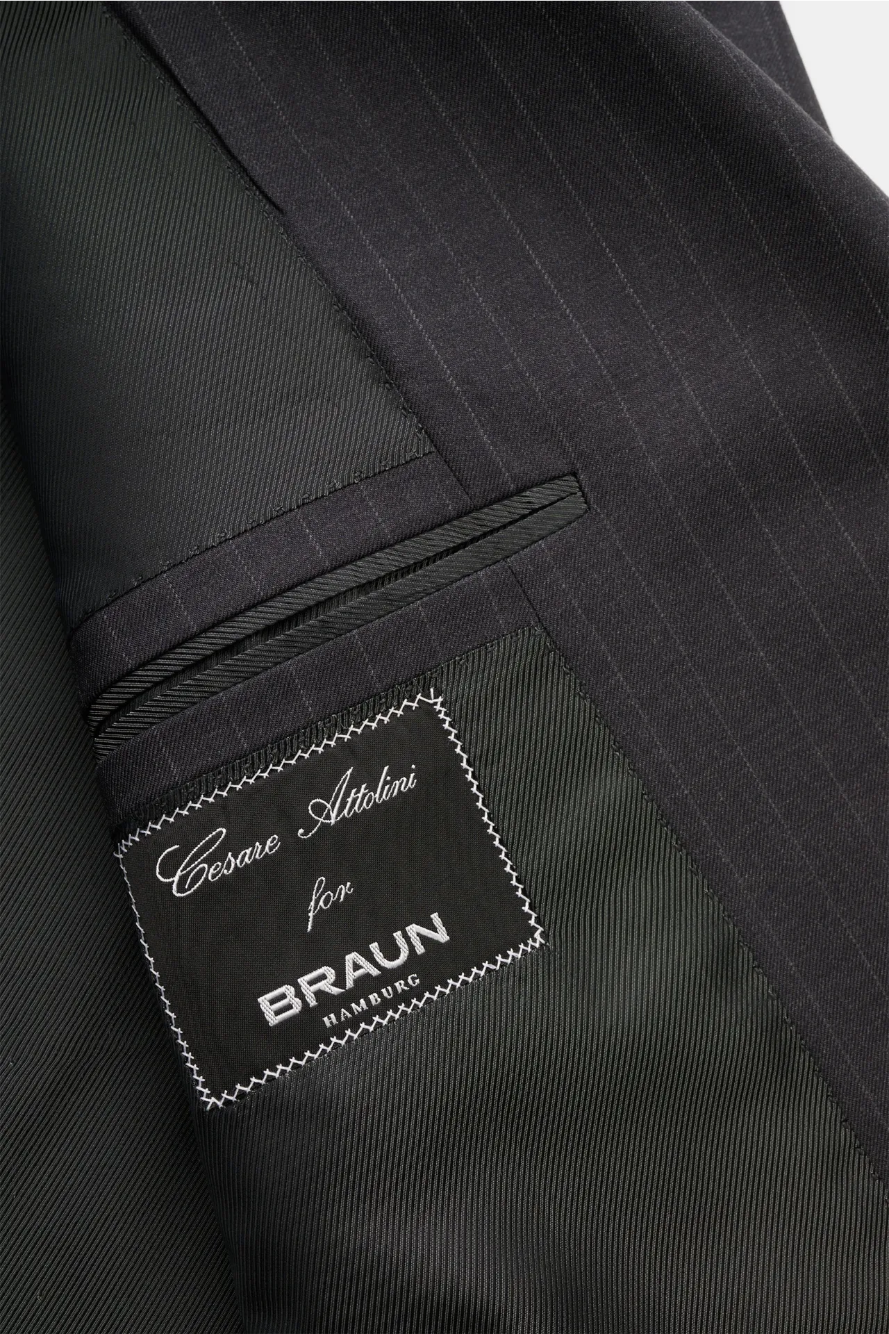 Cesare Attolini - Herren - Anzug anthrazit gestreift – Bild 3