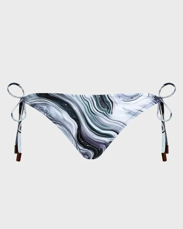Vilebrequin - Marble Bikinihose Zum Seitlichen Binden Für Damen - Bademode - Flore - Weiss - Größe M Vilebrequin - Marble Bikinihose Zum Seitlichen Binden Für Damen - Bademode - Flore - Weiss - Größe M