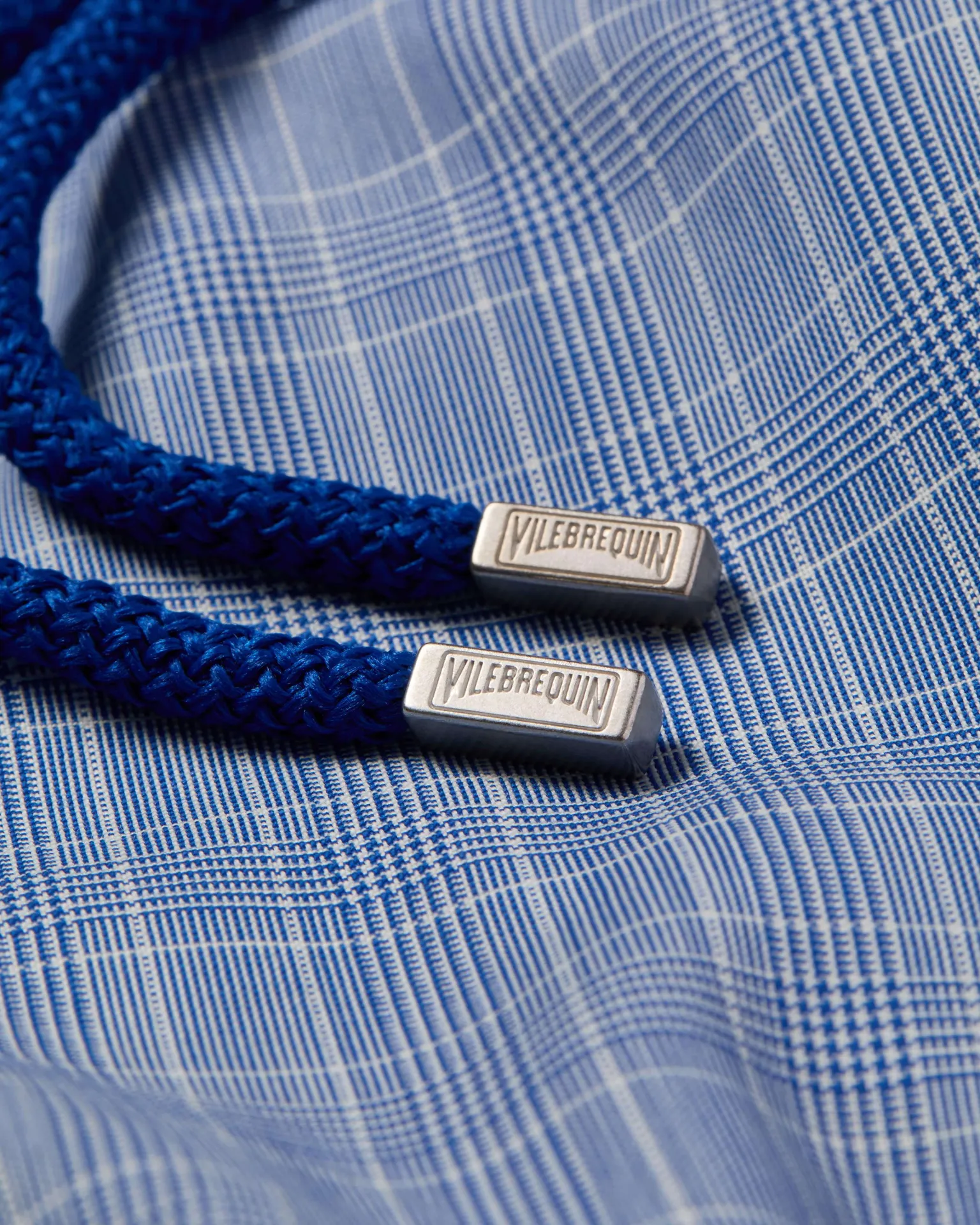 Vilebrequin - Prince Of Wales Check Badeshorts Aus Ultradünner Wolle Für Herren - Bademode - Milton - Blau - Größe L – Bild 5