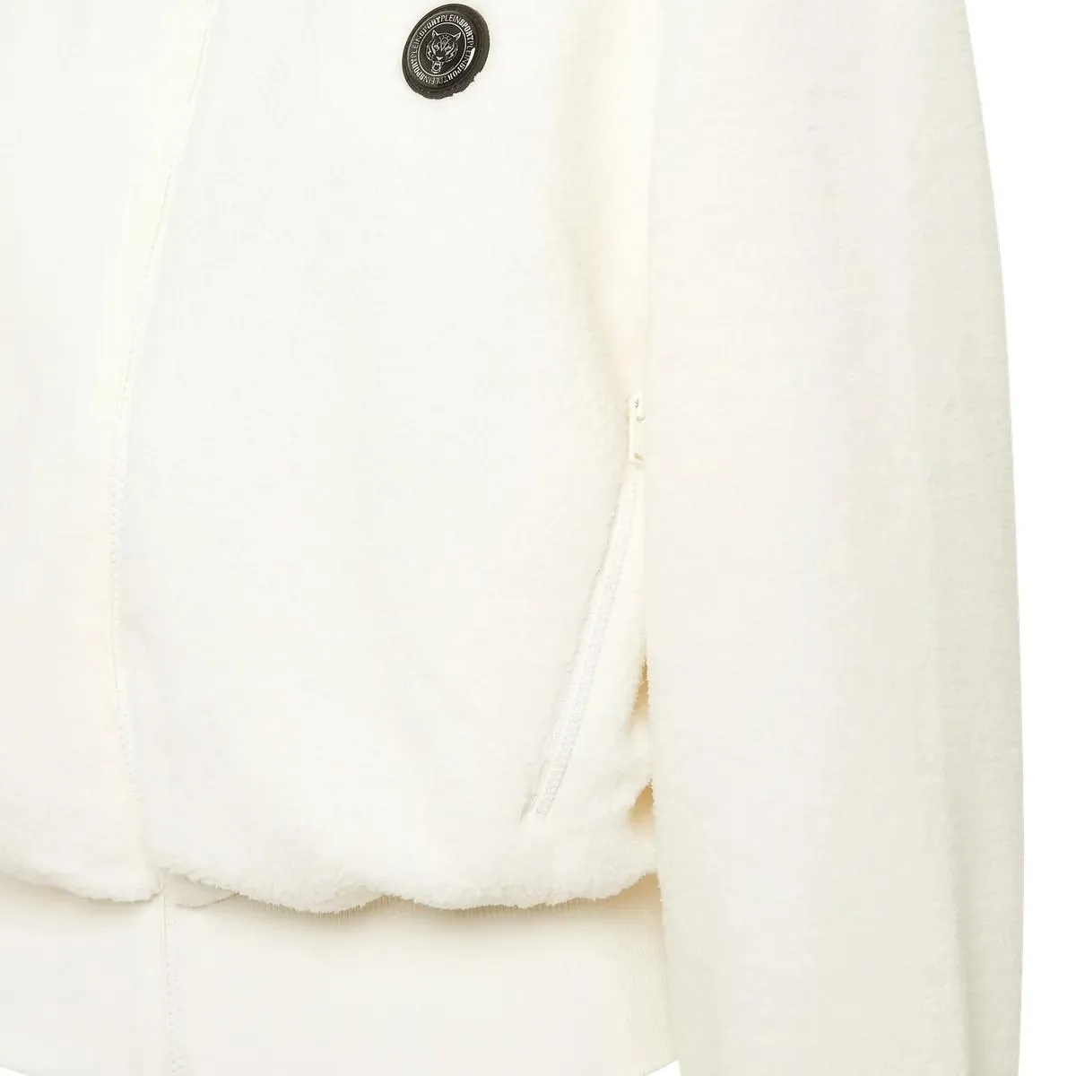 Plein Sport - Sweatjacke Mit Kapuze - Größe L - weiß – Bild 2