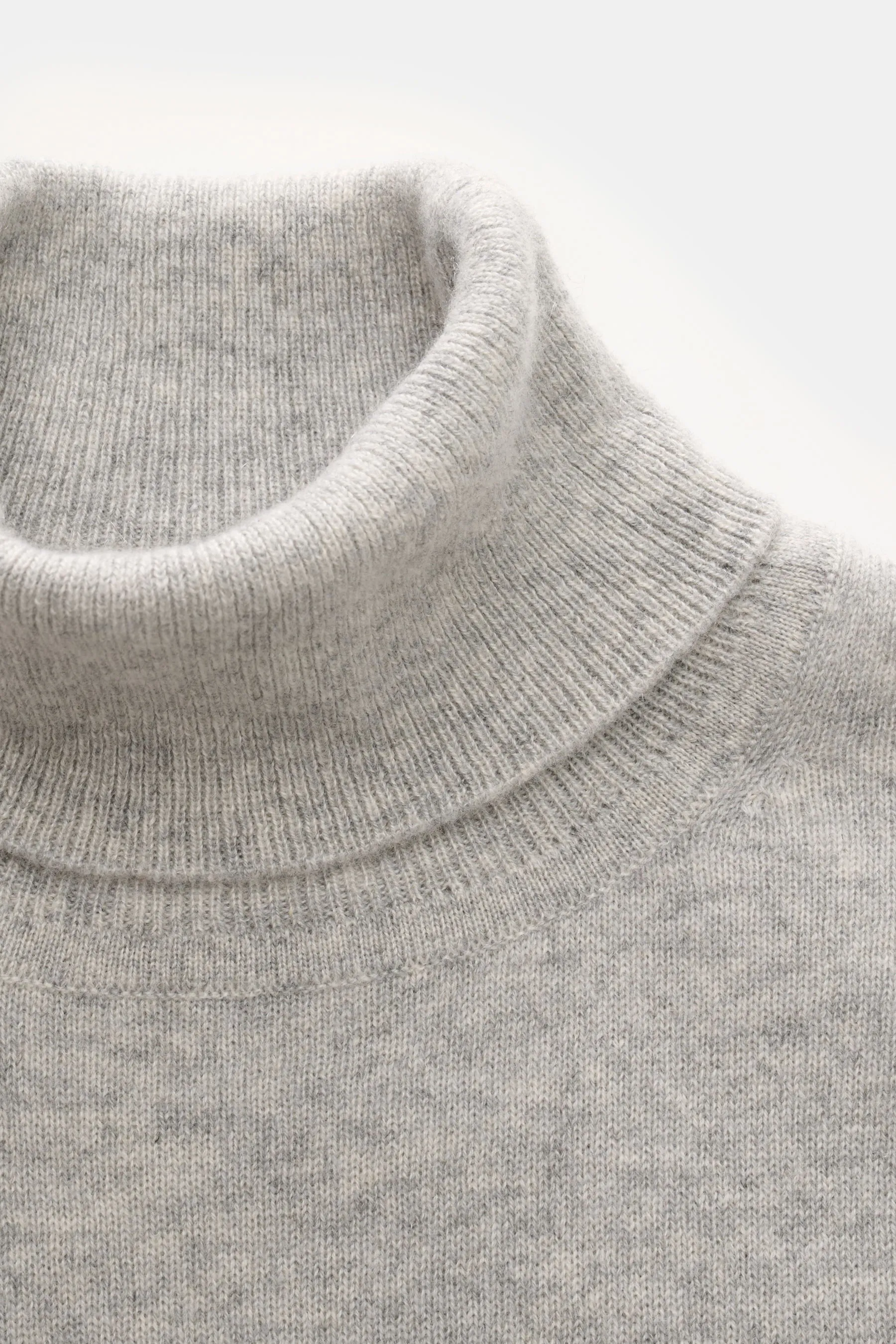 FTC - Herren - Cashmere Rollkragenpullover grau meliert – Bild 2