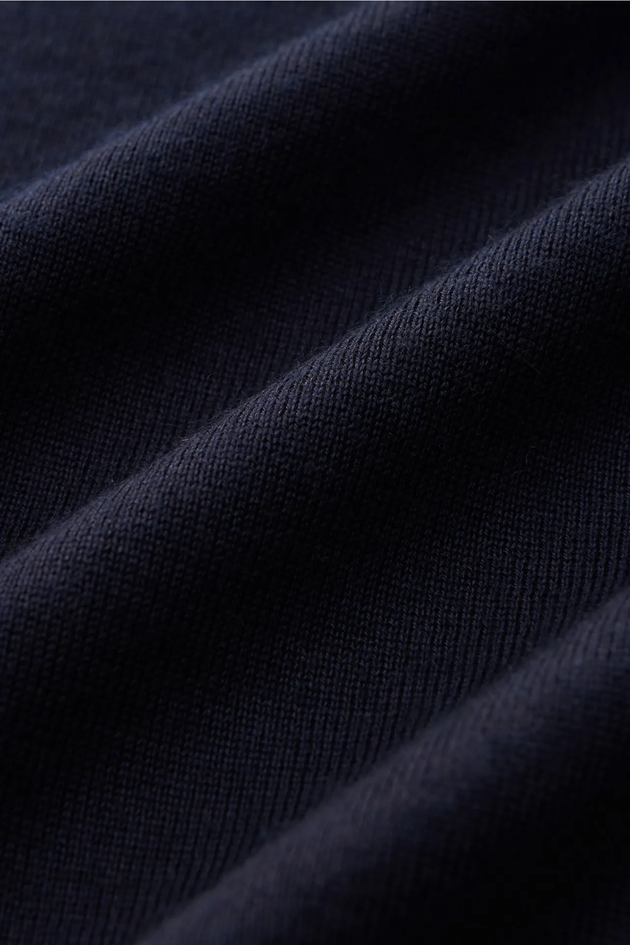 Fedeli - Herren - Feinstrick V-Neck Pullover navy – Bild 4