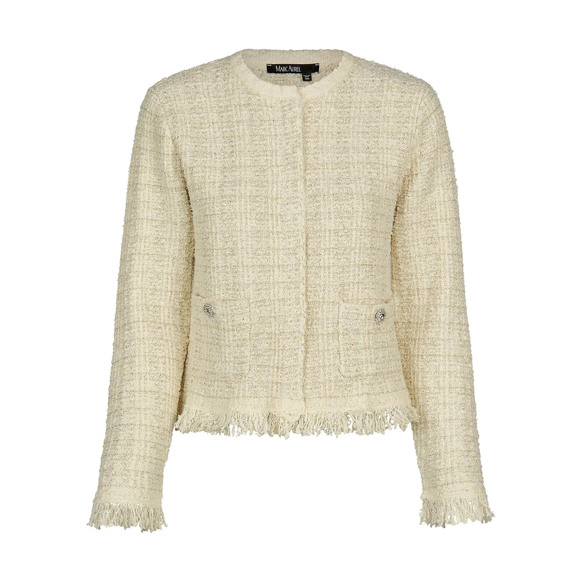 Marc Aurel - Strickjacke - Größe 42 - beige Marc Aurel - Strickjacke - Größe 42 - beige