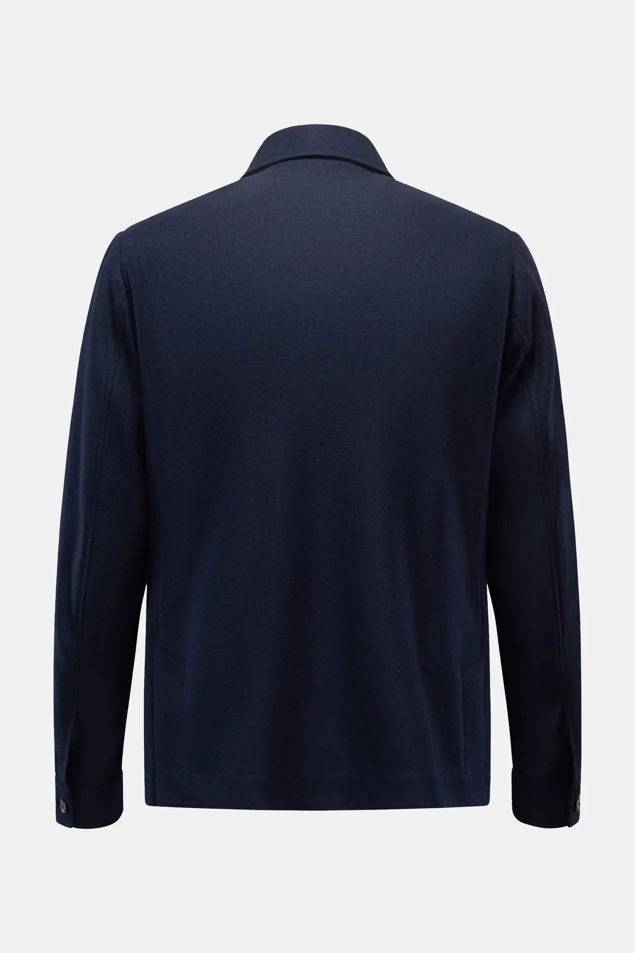 Fedeli - Herren - Cashmere Flanell-Jacke 'Oxford' navy – Bild 2