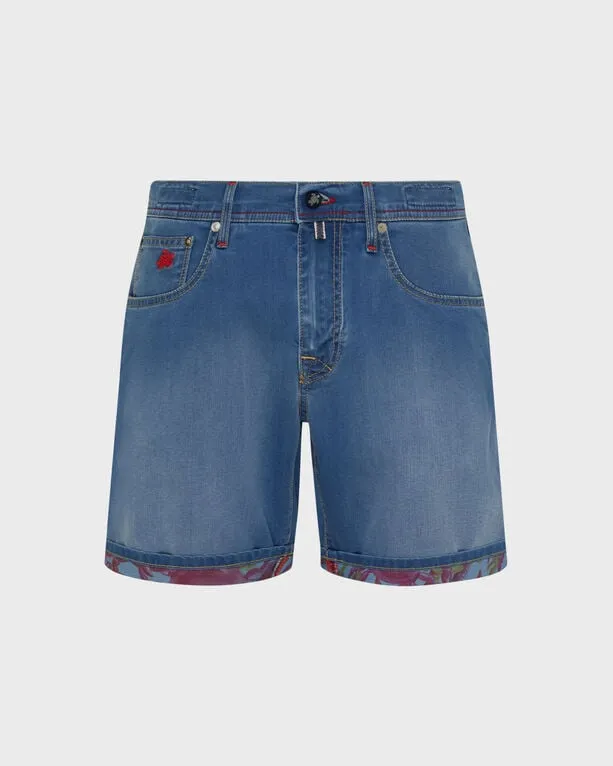Vilebrequin - Crab Balloons Bermudashorts Aus Denim Für Herren - Bermuda - Garonne - Blau - Größe 38 Vilebrequin - Crab Balloons Bermudashorts Aus Denim Für Herren - Bermuda - Garonne - Blau - Größe 38
