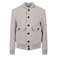 Eleventy - Cashmere And Wool Bomber Jacket With Horn Button C - Größe 50 - beige Eleventy - Cashmere And Wool Bomber Jacket With Horn Button C - Größe 50 - beige