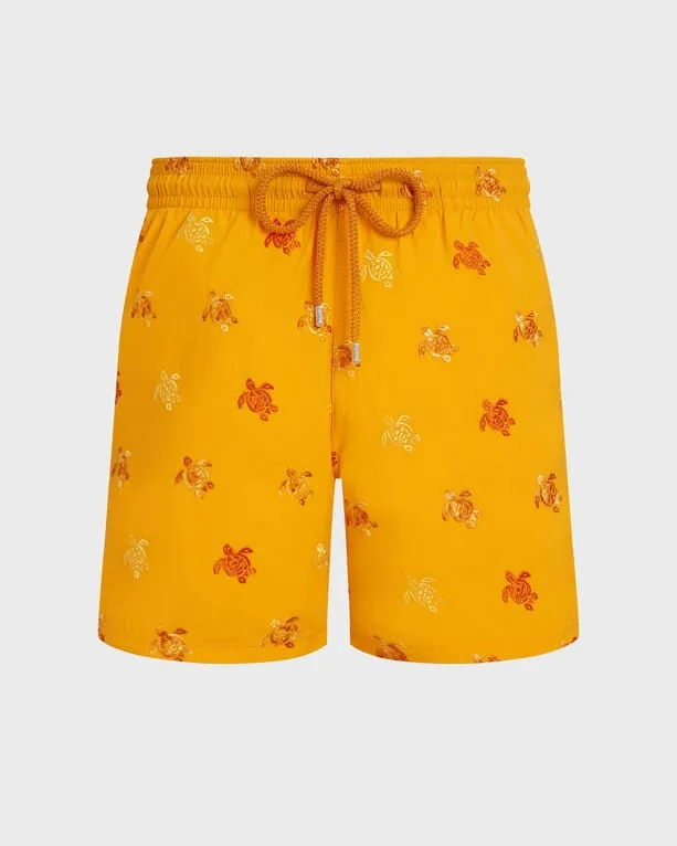 Vilebrequin - Herren-badeshorts Micro Tortues Diagonales Bestickt – Limitierte Auflage - Bademode - Mistral - Orange - Größe XL Vilebrequin - Herren-badeshorts Micro Tortues Diagonales Bestickt – Limitierte Auflage - Bademode - Mistral - Orange - Größe XL