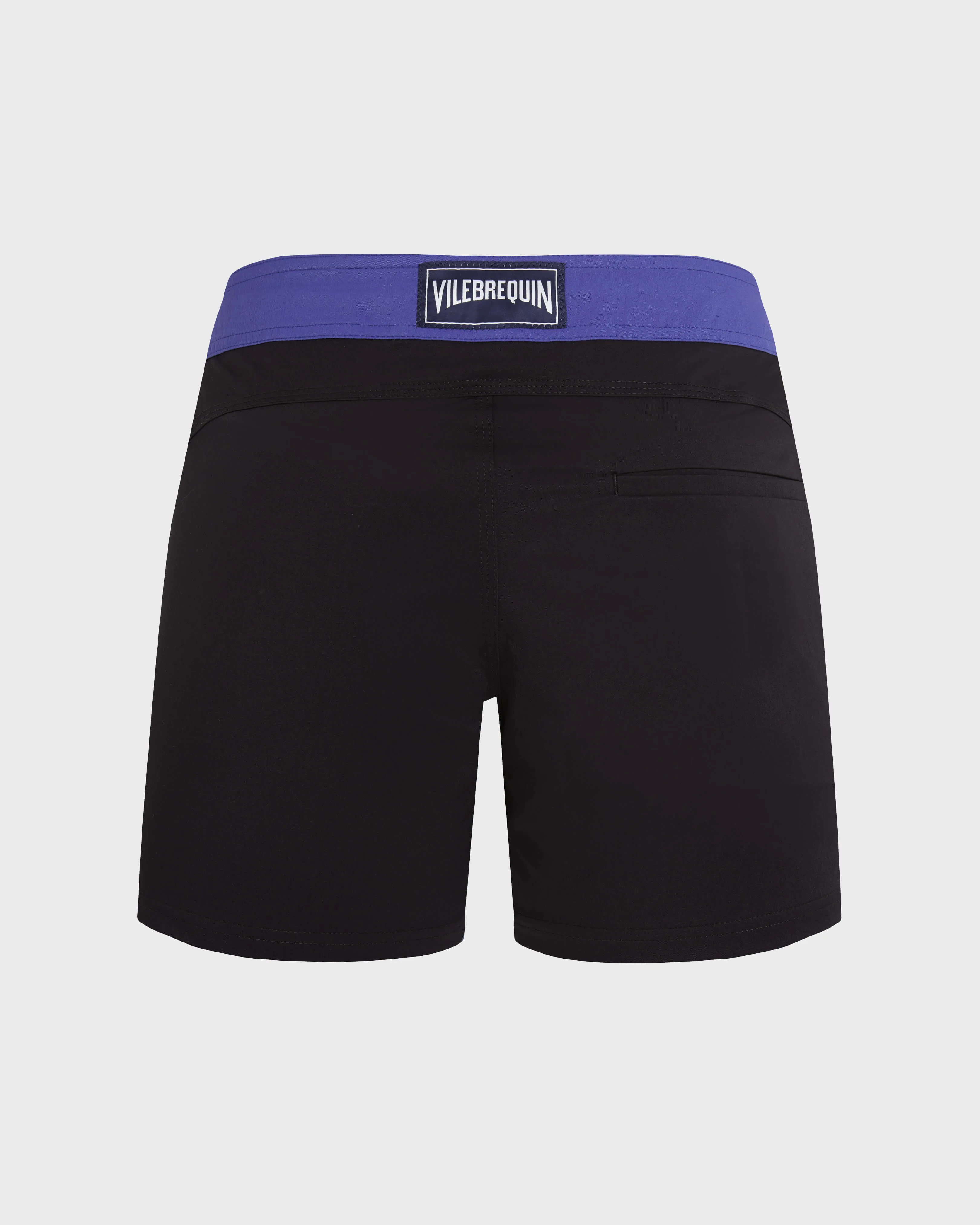 Vilebrequin - Color Block Stretch-badeshorts Mit Flachem Bund Für Herren - Bademode - Merle - Schwarz - Größe S – Bild 2