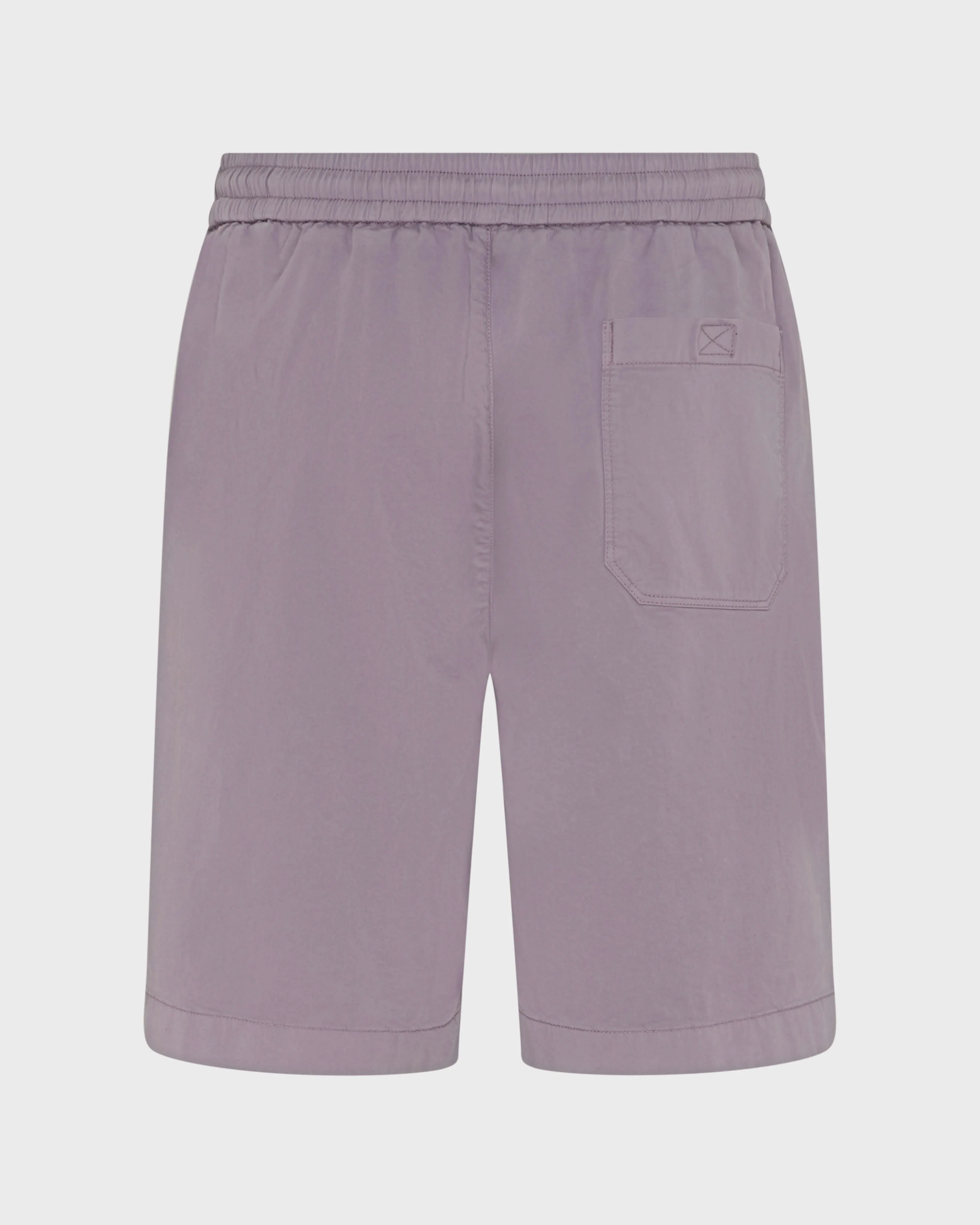 Vilebrequin - Men Satin Cotton Elastic Waist Bermuda Shorts Solid - Bermuda - Bartolo - Violett - Größe L – Bild 2
