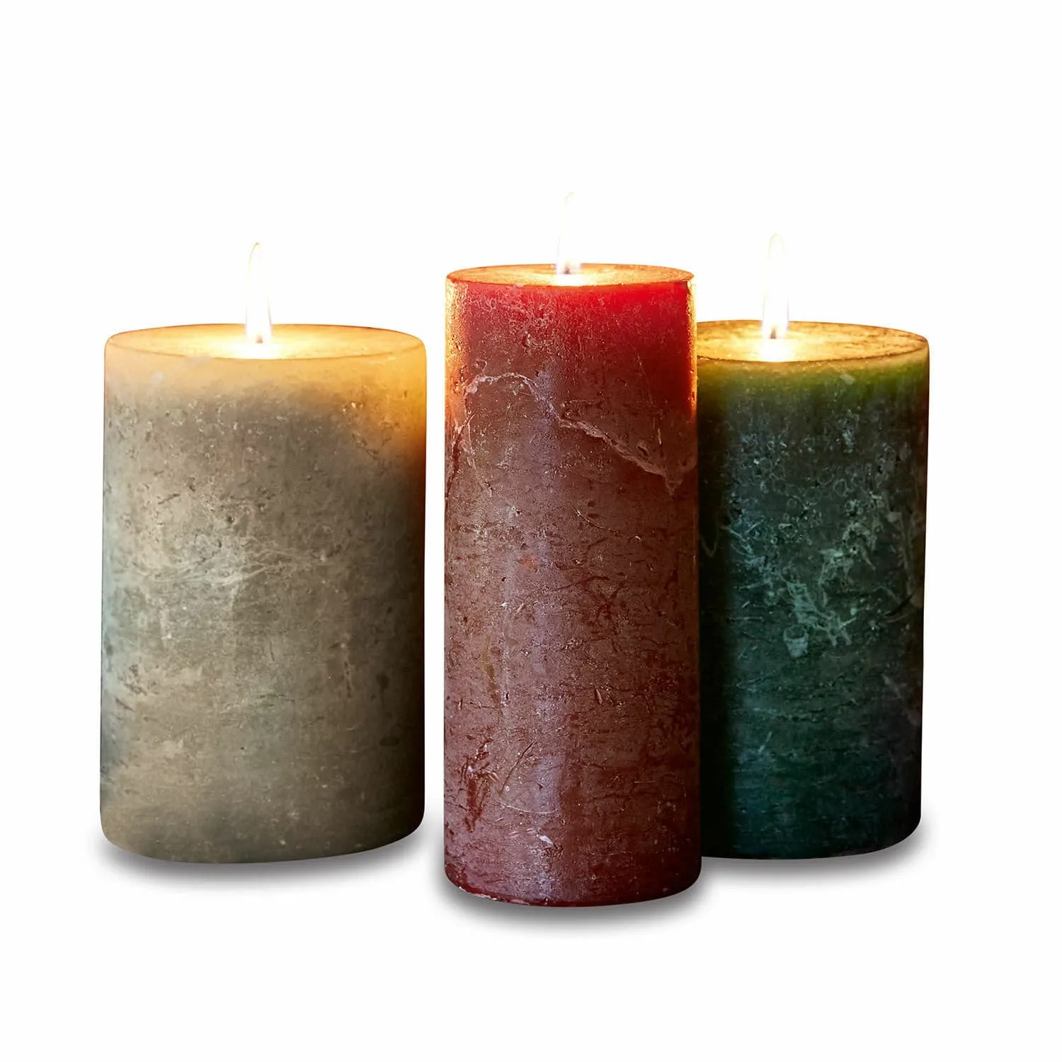 Kerze 3er Set Salis – Bild 3