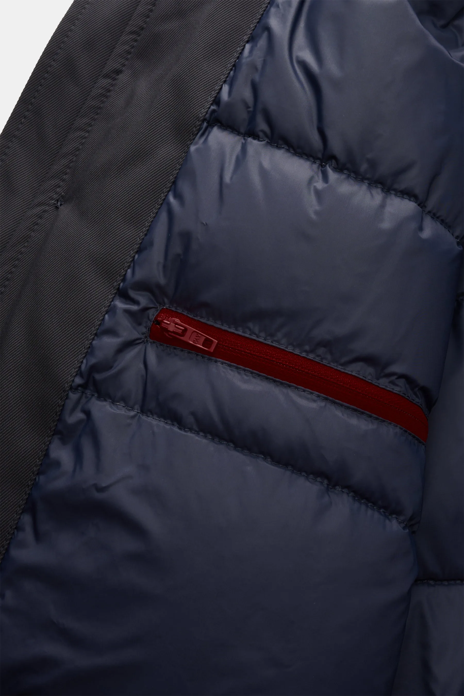 Fay - Herren - Daunenjacke 'Hooded Caban' navy – Bild 6