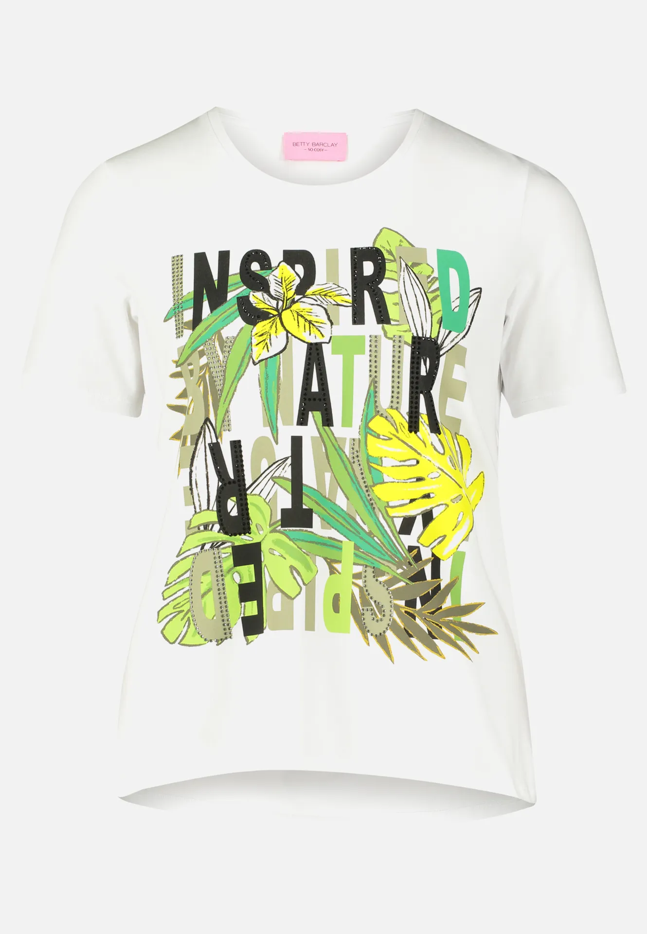 Basic Shirt mit Aufdruck – Bild 3