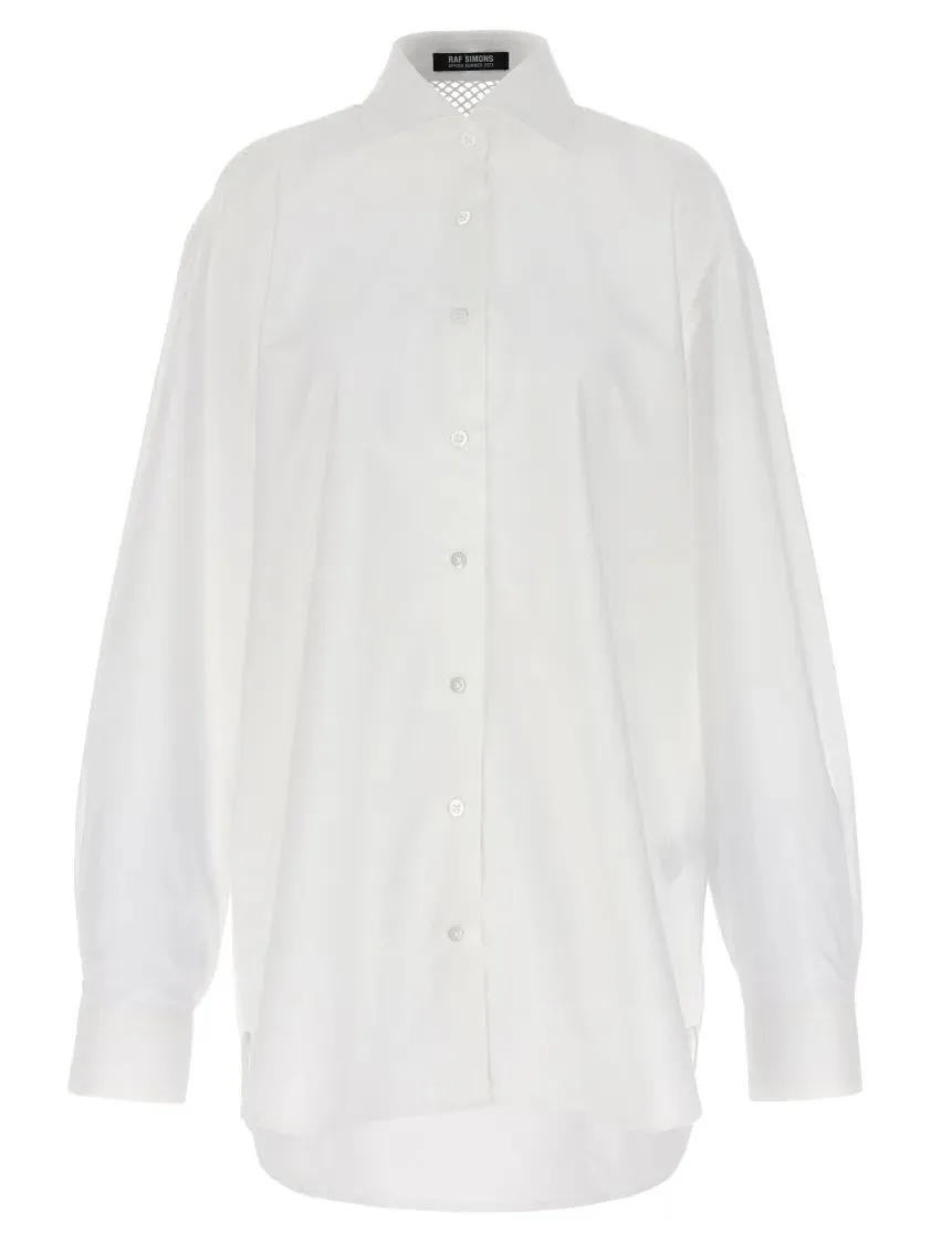 Raf Simons - Cotton Poplin Shirt - Größe 38 - weiß Raf Simons - Cotton Poplin Shirt - Größe 38 - weiß