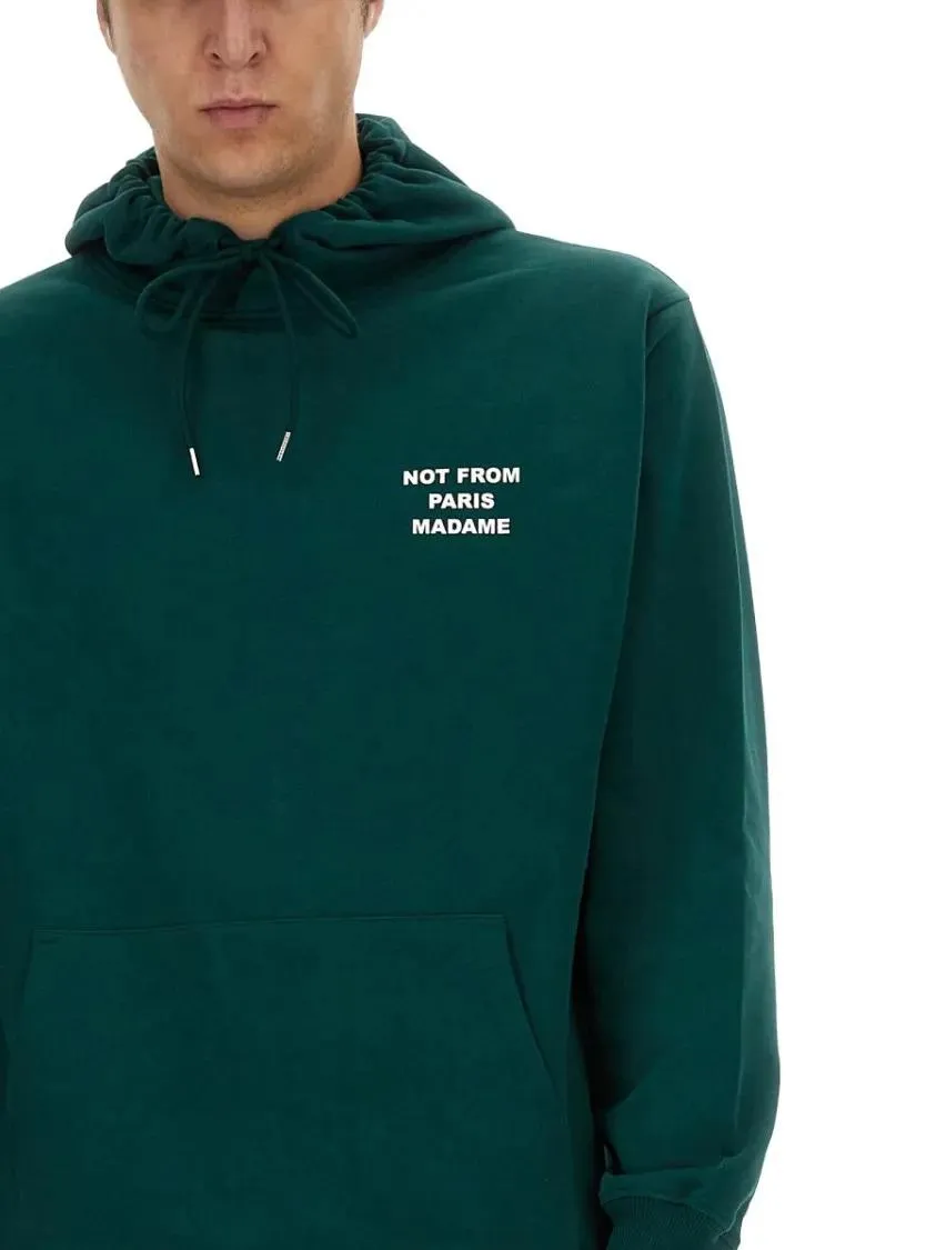 Drôle De Monsieur - "Slogan" Sweatshirt - Größe M - grün – Bild 2