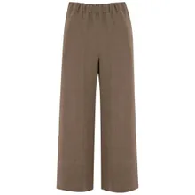 Antonelli - Wide Leg Brown Linen Trousers - Größe 44 - braun Antonelli - Wide Leg Brown Linen Trousers - Größe 44 - braun