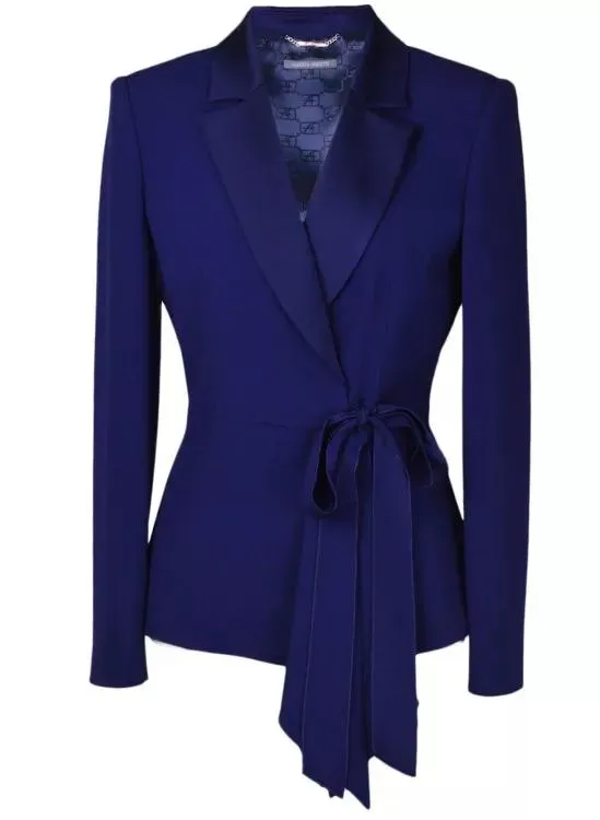 Alberta Ferretti - Blue Viscose Mixed Jackets - Größe 46 - blue Alberta Ferretti - Blue Viscose Mixed Jackets - Größe 46 - blue