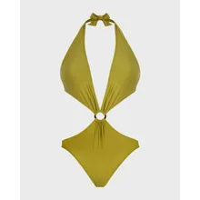 Vilebrequin - Shiny Solid Stretch Trikini Für Damen - Bademode - Fresh - Grün - Größe M Vilebrequin - Shiny Solid Stretch Trikini Für Damen - Bademode - Fresh - Grün - Größe M