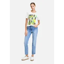 Basic Shirt mit Aufdruck