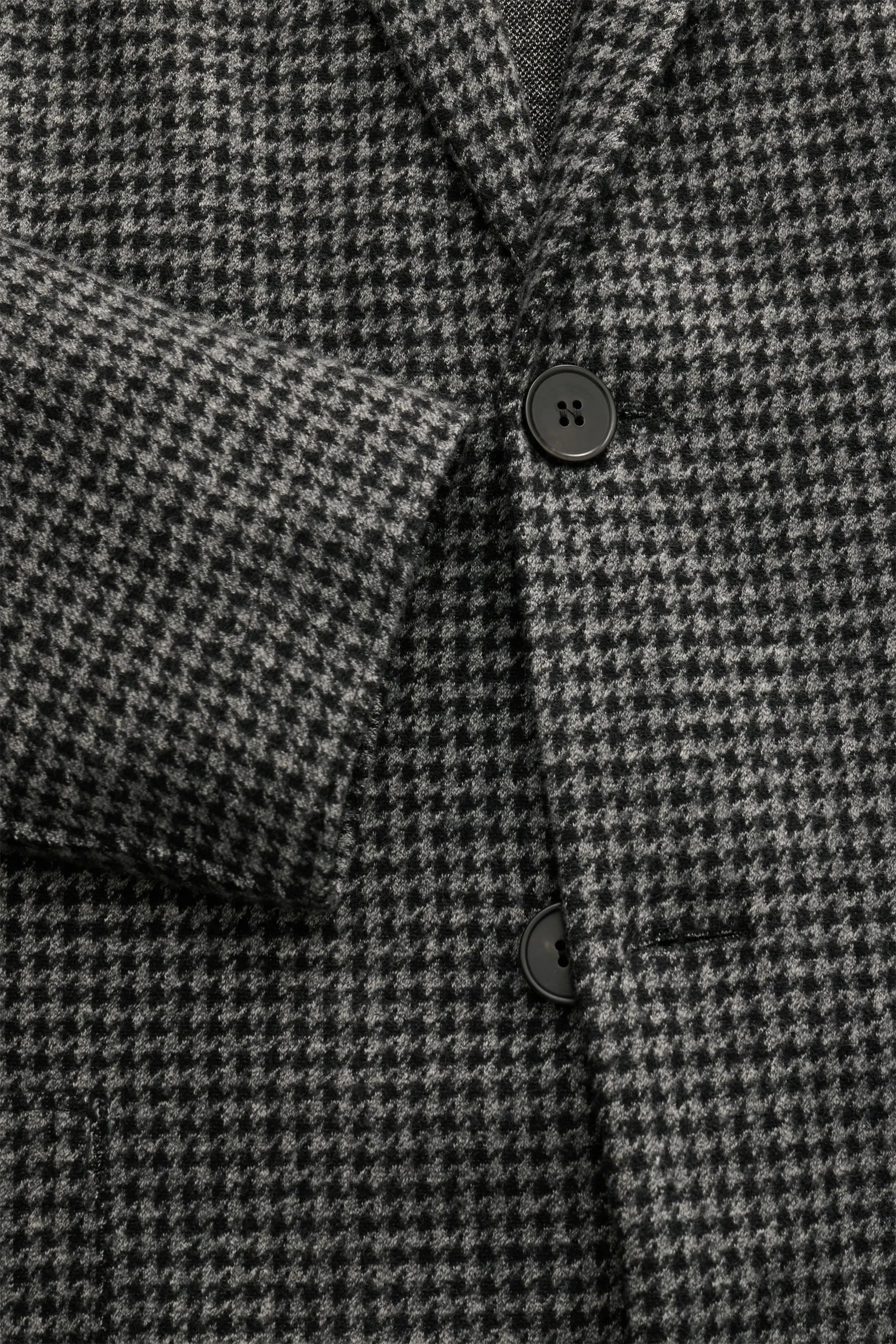 Harris Wharf London - Herren - Jersey-Sakko grau/schwarz gemustert – Bild 2