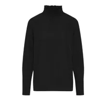 SEM PER LEI - BLUSE GESMOKED - Größe 36 - schwarz SEM PER LEI - BLUSE GESMOKED - Größe 36 - schwarz