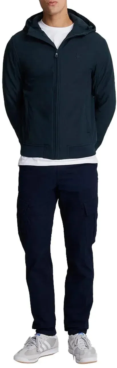 LYLE & SCOTT - Lyle&scott Tonal Fleece Back Jackets Donkerblauw J - Größe L - blau – Bild 2