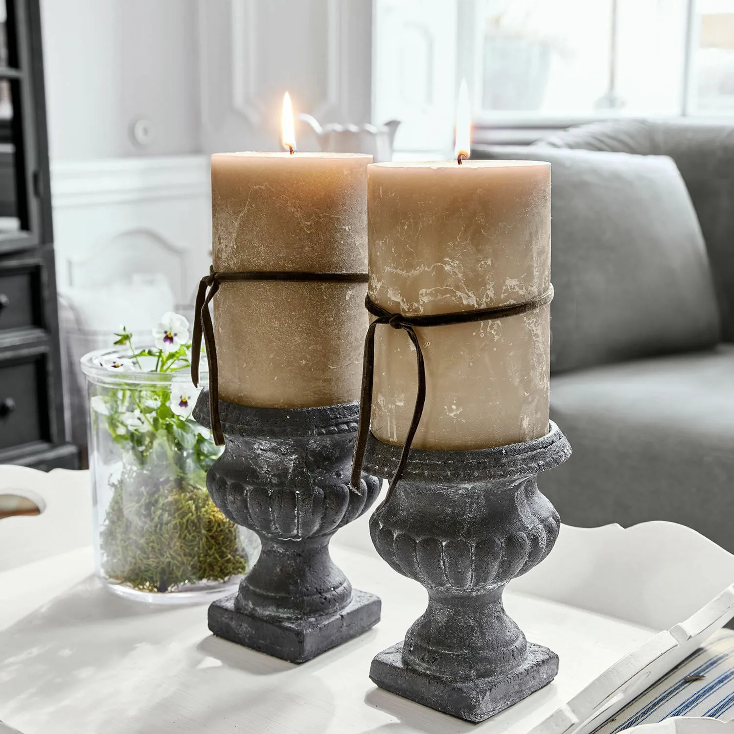 Kerze 2er Set Oviedo – Bild 5