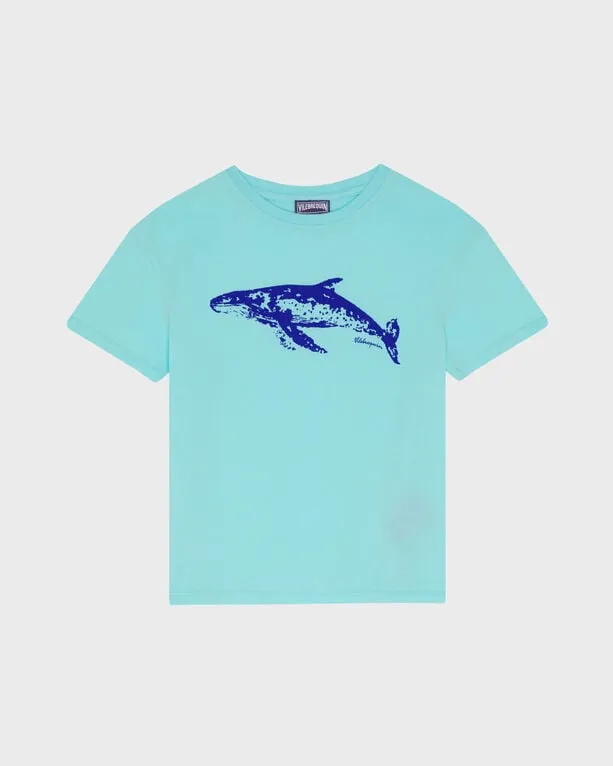 Vilebrequin - Whale T-shirt Aus Bio-baumwolle Für Jungen - T-shirt - Gabin - Blau - Größe 4 Vilebrequin - Whale T-shirt Aus Bio-baumwolle Für Jungen - T-shirt - Gabin - Blau - Größe 4