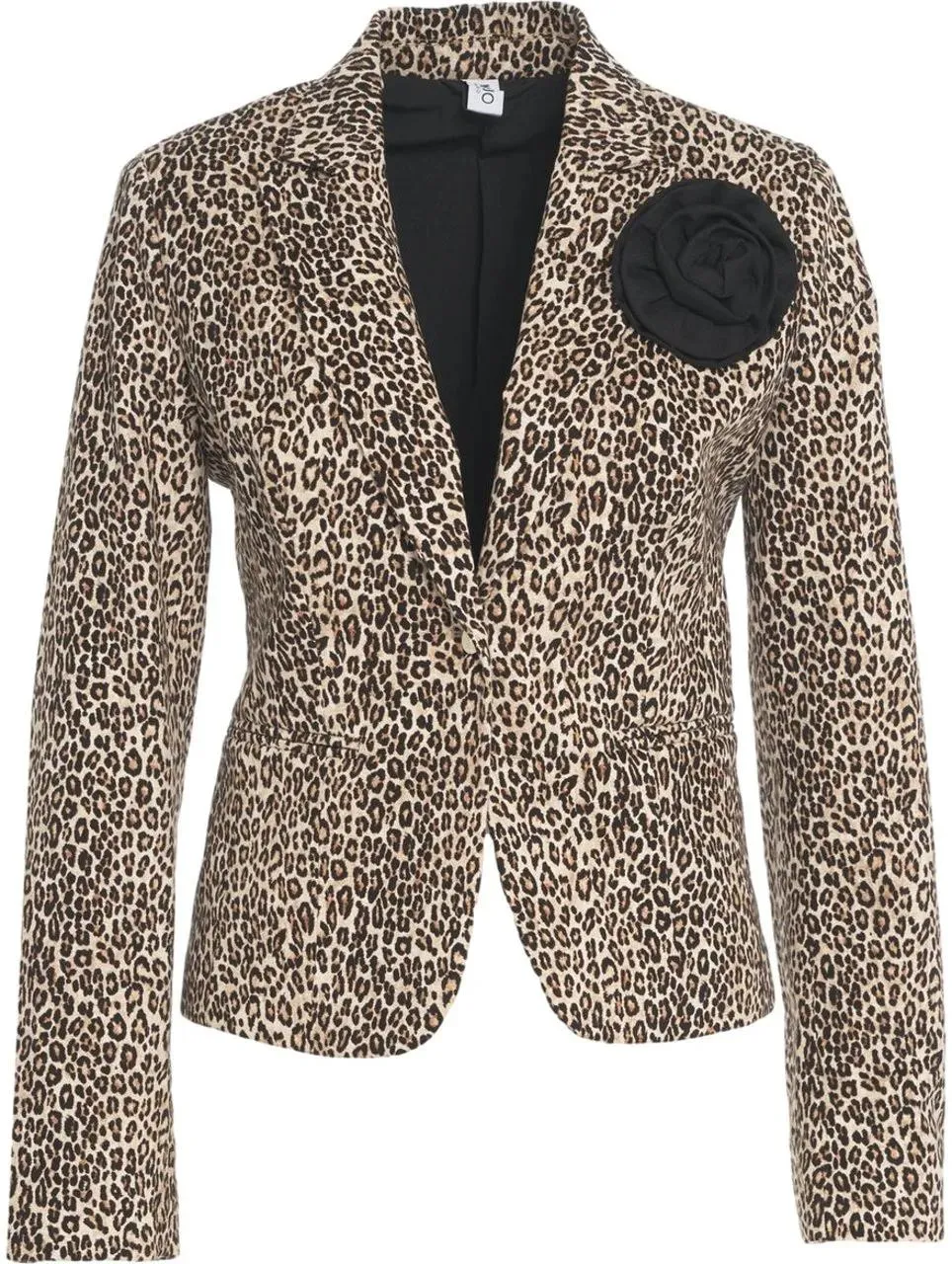 LIU JO - Blazer with animal print - Größe 48 - beige LIU JO - Blazer with animal print - Größe 48 - beige