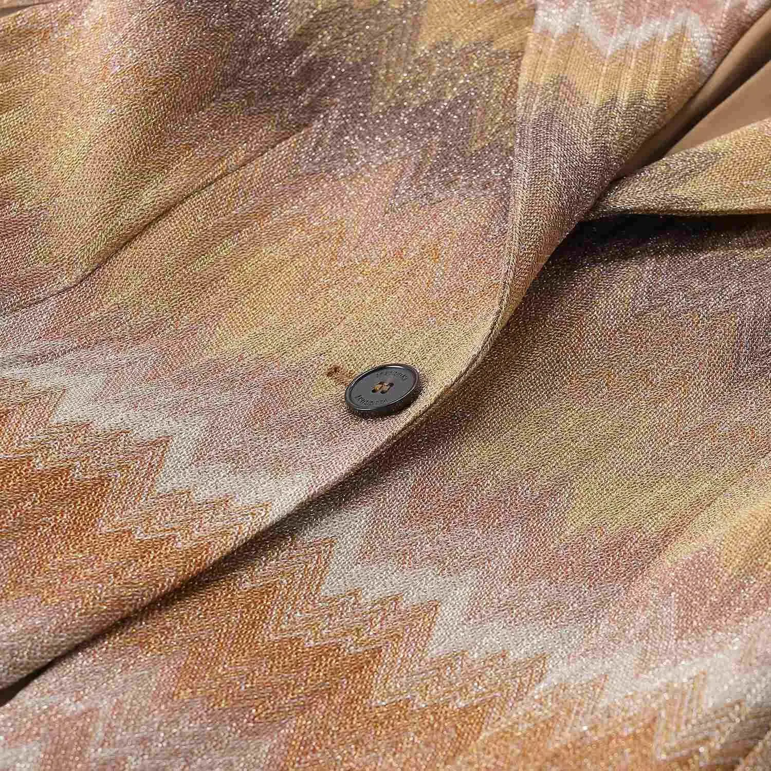 Missoni - Blazer mit Muster - Größe 40 - orange – Bild 3