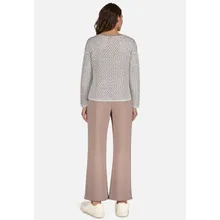 Strickpullover mit Lochmuster Strickpullover mit Lochmuster