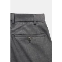 Hiltl - Herren - Wollhose %27Piacenza%27 dunkelgrau meliert